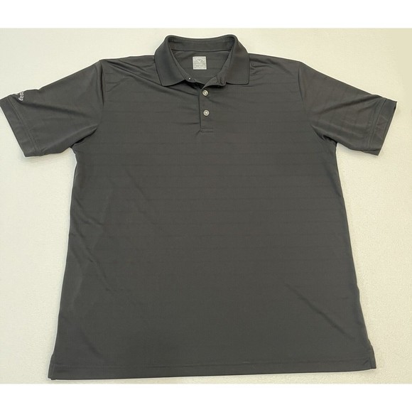 Callaway Polo Golf Shirt Men’s XL Opti-Dri Performance Short Sleeve Black - Picture 1 of 5